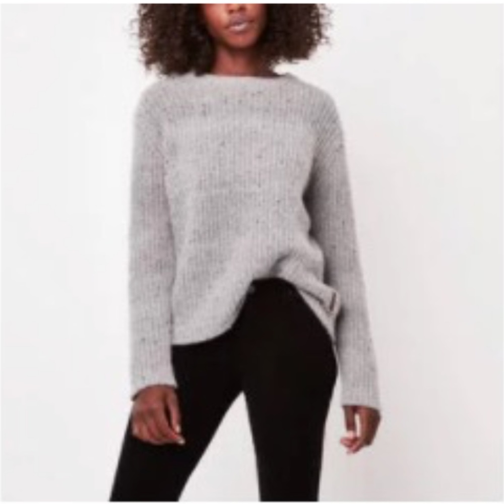 Roots Emery Pullover Sweater SILVER CLOUD MIX Merino Wool | Medium